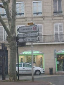 La D909 à Chantilly