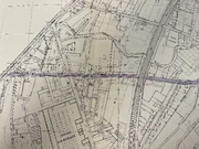 Tracé de l'ancienne D77 à Lyon (partie ouest) ©Archives départementales et métropolitaines du Rhône - cote 6326WM/34