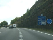L'A4 dans la montée du col de Saverne