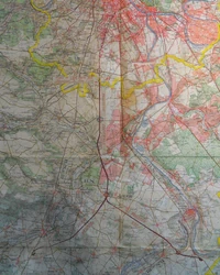Tracé général de l’Auto-Route du Sud dans le dossier des P&C de Seine-et-Oise (1935)