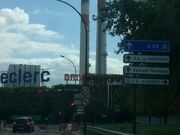 Avant le croisement avec la ..