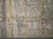 Schéma de la connexion de l'A17 avec le Boulevard Périphérique de Paris.