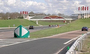 Aire de Troyes - Fresnoy ; vue orientée vers Langres