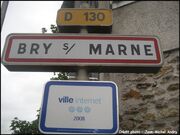 La D130 à Bry-sur-Marne