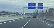 Bifurcation d'autoroute A4 et l'A35 à Vendenheim