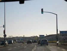 Feux tricolores près de Fontaine-le-Comte