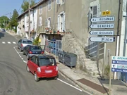 Signalisation sur la D12 à Orchamps  Google Street View