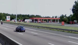 Aire de Cergy-Pontoise en direction de Paris