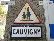 Plaque Michelin 60D044 - Entrée Cauvigny