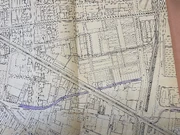 Tracé de la D29 déclassée à Lyon en 1955 ©Archives départementales et métropolitaines du Rhône - cote 6326WM/26