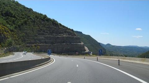 France A75 Millau - Montpellier (Pas de l'Escalette)