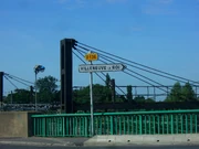 La D136 en croisement avec la N6 à Villeneuve-Saint-Georges