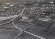 Bifurcation de la branche d’Orly à Chevilly-Larue, vue vers le Nord.