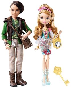 Ever After High Ashlynn Ella and Hunter Huntsman Fashion Doll, 2-Pack