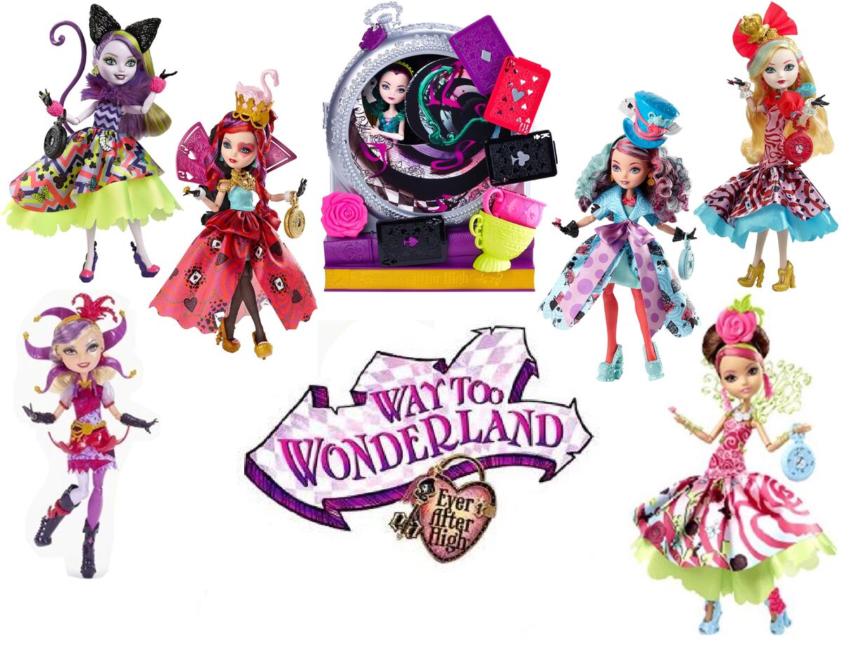 Original Ever After High Dolls Way Too Wonderland Madeline Hatter Doll Play  Sets Children Toys Girls