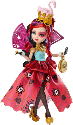 Ever After High Spring Unsprung Lizzie Hearts Doll Book Playset Not complete