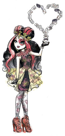 Ever After High Boneca Royal Rebel - Lizzie Hearts Bgj98 - MP