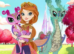 Ever After High Dragon Games HollyOHair and Prince of Scales