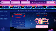 Shop appearance before the release of the Darling Valentina set in 2020