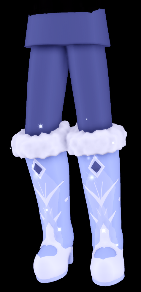 Winter Guardian Glacier Boots Royale High Wiki Fandom - roblox royale high thigh high boots
