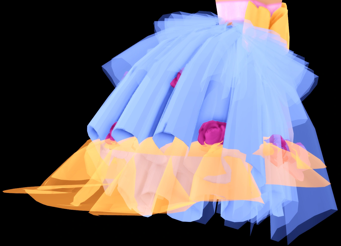 Dragging Train Rose Dress Royale High Wiki Fandom - pink skirt roblox