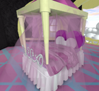 Princess Heart Canopy Bed