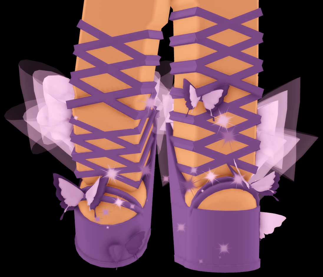 Sky High Ballet Butterfly Heels Royale High Wiki Fandom - new colors update for heels skirts roblox royale high