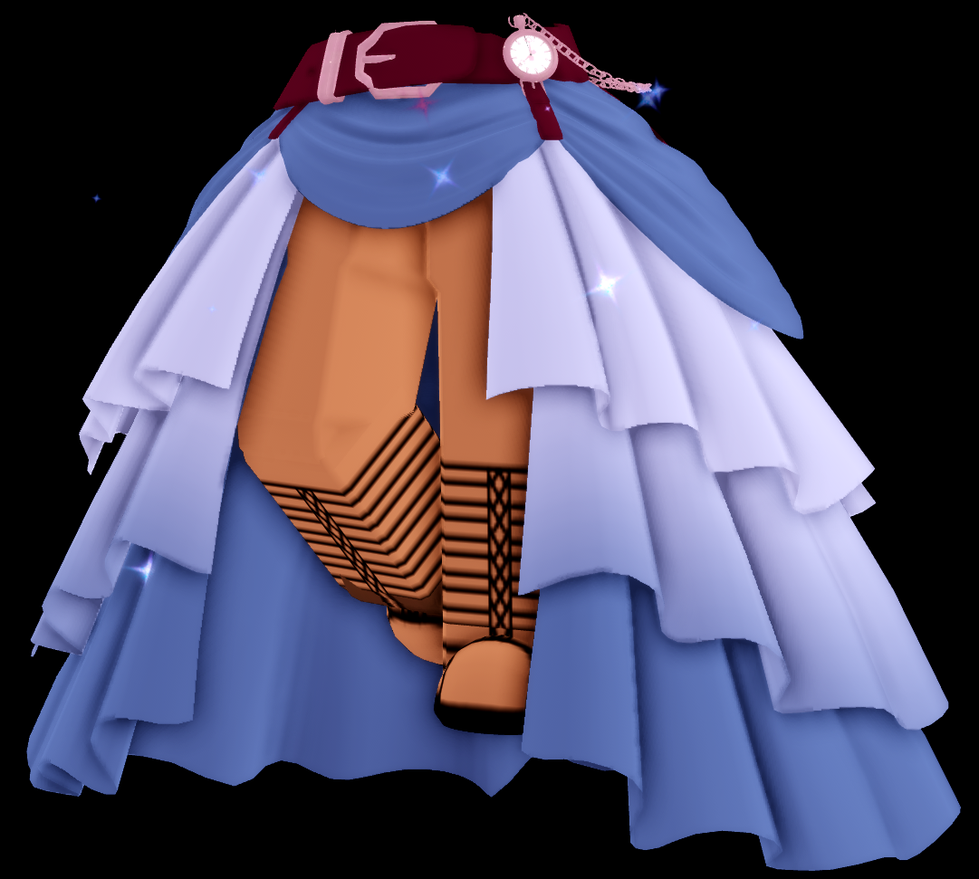 Royale High Roblox SET of 2 Skirts Mon Chéri Tea Party Skirt + Darling  Valentina