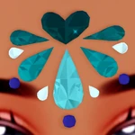 Heartgleam Mermaid Face Gems (Classic)
