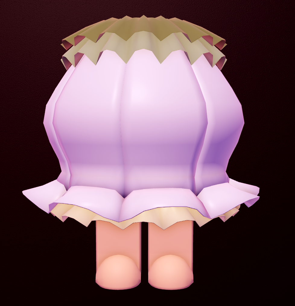 Blue flower skirt roblox online