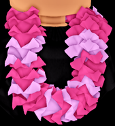 Flower Lei, obtainable from the chest on the boat dock