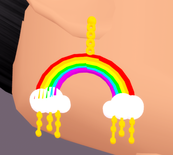 Dangly Rainbow Earrings Royale High Wiki Fandom - how to get richuel earings in roblox in royal high