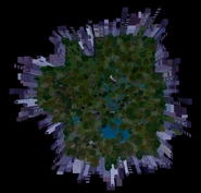 Full map during nighttime