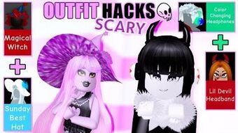 Video More Outfit Hacks But These Are Spoopy Royale High Royale High Wiki Fandom - cute outfit ideas for royale high roblox royalehigh