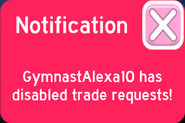 Disabled requests