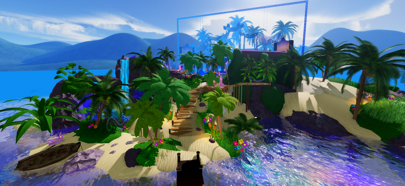 visiting sunset island i roblox royale high i rebeccas