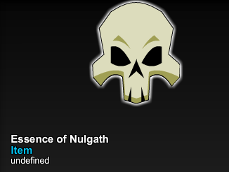 Essence of Nulgath, Item