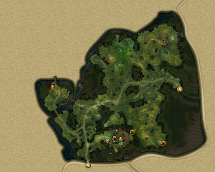 Forest of Shadows Map