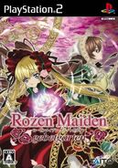 Shinku y Suiseiseki en la potada de Rozen Maiden Gebetgarten