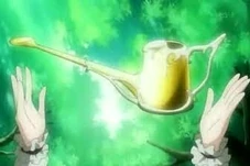 Regadera del jardinero utilizada por Suiseiseki.