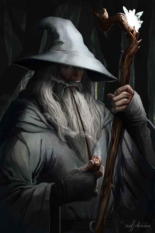 O mago Gandalf de Senhor dos Anéis foi a inspiração para esta foto -  Purebreak