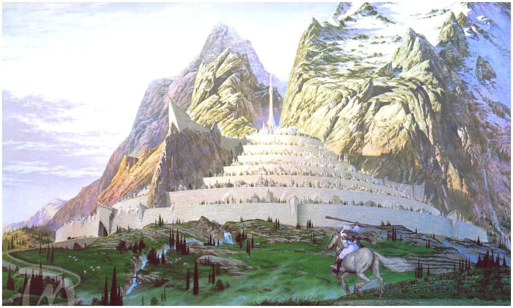 Minas Tirith - Contos da Terra Média #minastirith #gondor #mtglotr #lo