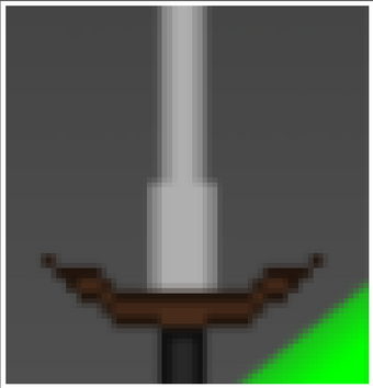 Pixelated Rusty Blade