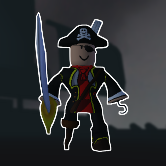 Personagem Roblox Captain Rampage Capitão Pirata Original