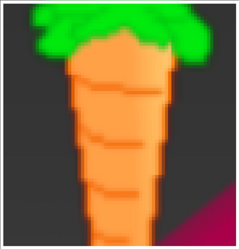 Pixelated Carrot