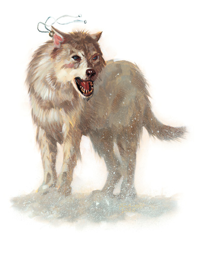 Зимний волк (winter wolf) - монстр D&D (и фентези-систем последователей...