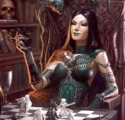 Иггвилв, как она предпочитает показываться гостям в поздний период своей жизни. Иллюстрация из журнала 