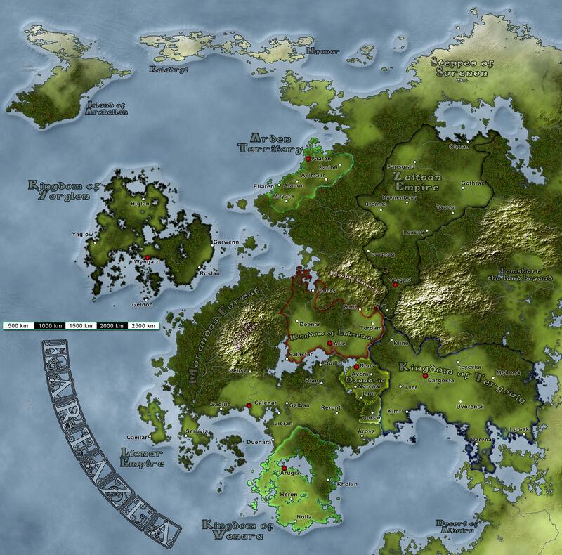 The Continent of Kartazia