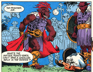 Гноллы в  «», 1989 год.