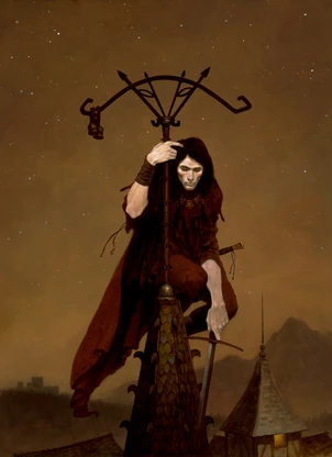 Иллюстрация с обложки книги «». Внутри книги с предельно готичной обложкой правила по сшиванию нескольких покойников в боевую машину, сдиранию кож с пленных и тому подобное.